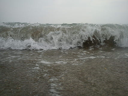 arena de playa, rompe olas, espuma, ola, playa, arena, playa de arena, mar, rociar, naturaleza, nadie, agua, al aire libre, día, movimiento, deporte, surf, belleza en la naturaleza, deporte acuático, tierra, paisajes - naturaleza, cielo, poder, poder en la naturaleza, horizonte, horizonte sobre el agua, agua que fluye, 2K, CC0, dominio público, libre de derechos