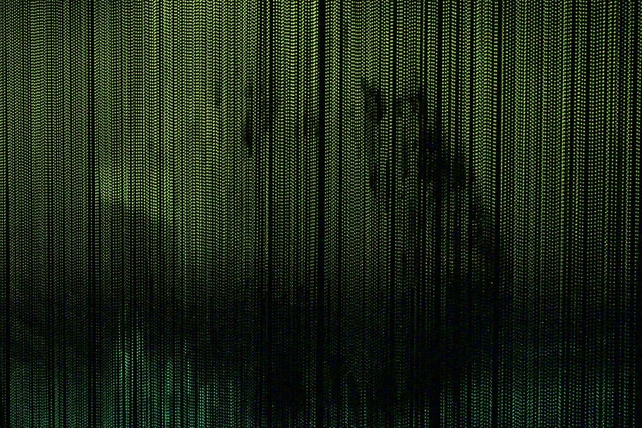 tèxtil verd, sense títol, taló, art, verd, nit, projecció, imatge, borrós, resum, patró, línia, penjar, cortina, graffiti, color verd, fons, tèxtil, marc complet, textura, primer pla, cap gent, a l'interior, tecnologia, tir de l'estudi, indústria, moda, material, roba, efecte texturat, fosc, repetició, en blanc, 4K