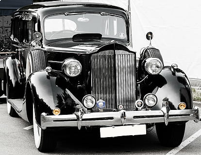 classic, gray, vehicle grayscale photography, oldtimer, auto, old, automotive, vehicle, old car, vintage car automobile, retro, rarity, old cars, historically, grille, spotlight, companions, car age, nostalgic, nostalgia, antique, metal, black, sheet, chrome, silver, art, car, valuable, noble, luxury, retro styled, headlight, old-fashioned, mode of transport, transportation, land vehicle, no people, outdoors, mode of transportation, motor vehicle, vintage car, day, city, stationary, vintage, the past, travel, 2K, CC0, public domain, royalty free