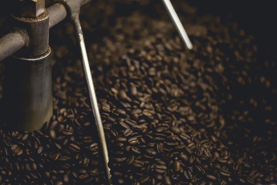 grans de cafè, grans de cafè marró, cafè, mongeta, gra de cafè, cafeïna, màquina, marró, producció, mòlta, fabricació, aroma, java, cafeteria, textura, fàbrica, cap gent, a l'interior, gra de cafè torrat, primer pla, menjar i beguda, metall, natura morta, centrar-se en primer pla, beure, cafè - beguda, abundància, gran grup d'objectes, enfocament selectiu, menjar, frescor, equipament, moviment, naturalesa, 4K