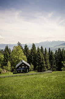 bjerg, bjerge, alpine, topmøde, klippe, bjergbestigning, vandring, udendørs, natur, landskab, gletscher, klipper banen, bjergpas, ferie, Skov, hvile, sti, stille, lempelse, udsigt, græs, eng, himmel, bakke, træer, østrig, alpine hytte, løfter, plante, træ, skønhed i naturen, jord, scenics - natur, Mark, bygget struktur, rolig scene, grøn farve, miljø, sky - himmel, ro, arkitektur, vækst, ikke-urbane scene, ingen mennesker, kabine, 5K, CC0, offentligt domæne, royaltyfrie