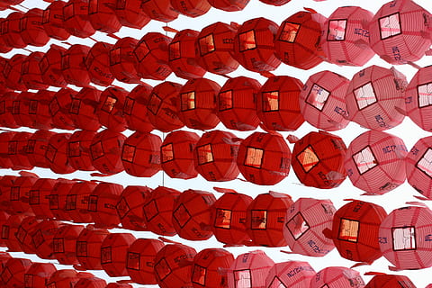 papír lámpák, Szöul, rok, papír lámpás tétel, lámpa, papír lámpás, minta, struktúra, repete, piros, ünneplés, bőség, nagy objektumcsoport, függő, dekoráció, nem ember, nap, kínai lámpa, teljes keret, építészet, épített szerkezet, tető, kínai újév, esemény, fesztivál, kínai lámpás fesztivál, tetőcserép, 4K, CC0, közkincs, jogdíjmentes