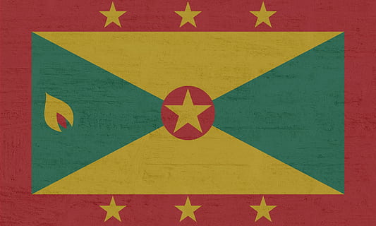 grenada, bandera, vermell, groc, cap gent, signe, art i artesania, creativitat, forma, patró, multicolor, primer pla, comunicació, forma d'estrella, fons, símbol, marc complet, disseny, funció de construcció de parets, artesania, resum, 1080P, CC0, domini públic, lliure de regalies