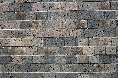 blocs, rectangle, objecte, fons de pantalla, fons, punts, petita pedra, paret, marc complet, textura, patró, estructura construïda, arquitectura, funció de construcció de parets, cap gent, sòlid, aspre, material de pedra, escala, gris, primer pla, en fila, efecte texturat, pedra - objecte, concret, repetició, resum, paret de pedra, 1080P, CC0, domini públic, lliure de regalies