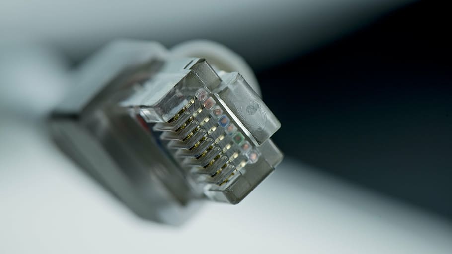 rj45, rj45, ethernet, Internet, endoll, connector, xarxa, ethernet, connexió, ordinador, cable, electrònica, digital, interruptor, equipament, negocis, corda, indústria, port, lan, línia, pegat, enllaç, banda ampla, informació, tecnologia, net, connectar, encaminador, dades, velocitat, hub, centre, sistema, endolls, desconnectar, acord, ràpid, intranet, centre de dades, comunicació, endoll de connexió de xarxa, primer pla, xarxa d’ordinadors, tecnologia sense fils, tir de l'estudi, cable d’ordinador, a l'interior, cap gent, Finances, electricitat, enfocament selectiu, fons gris, línia telefònica, color plata, 1080P