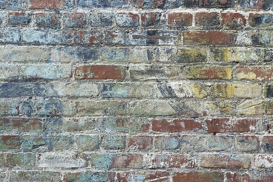 muro di mattoni, graffiti, sfondo, struttura, parete, mattone, urbano, trama di mattoni, grunge, dipinto, sfondi, caratteristica della parete, strutturato, fotogramma intero, struttura costruita, architettura, modello, nessuno, intemperie, vecchio, ruvido, avvicinamento, giorno, esterno dell'edificio, all'aperto, corri giù, solido, effetto strutturato, cemento, calcestruzzo, 4K