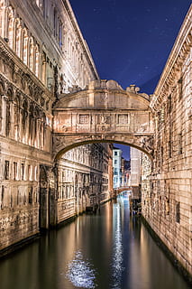 Brücke, Seufzer, Venedig, Karosserie, Wasser, Gebäude, die Architektur, Bogen, Fluss, Kanal, gebaute Struktur, Gebäudehülle, Verbindung, Brücke - künstliche Struktur, Transport, Stadt, Himmel, Natur, Ufergegend, Transportmittel, Blau, Tag, Wasserfahrzeug, Bogenbrücke, 8K, CC0, gemeinfrei, lizenzfrei