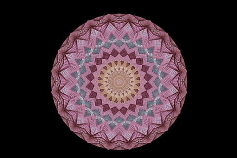 patró, ornament, Quant a, textura, art, forma, geomètric, simetria, fons, fons negre, tir de l'estudi, a l'interior, sol objecte, primer pla, art i artesania, cap gent, artesania, natura morta, tèxtil, tallar, decoració, disseny, creativitat, forma geomètrica, fet per l'home, color rosa, objectes fets per l’home, motiu floral, ornamentat, 4K, CC0, domini públic, lliure de regalies