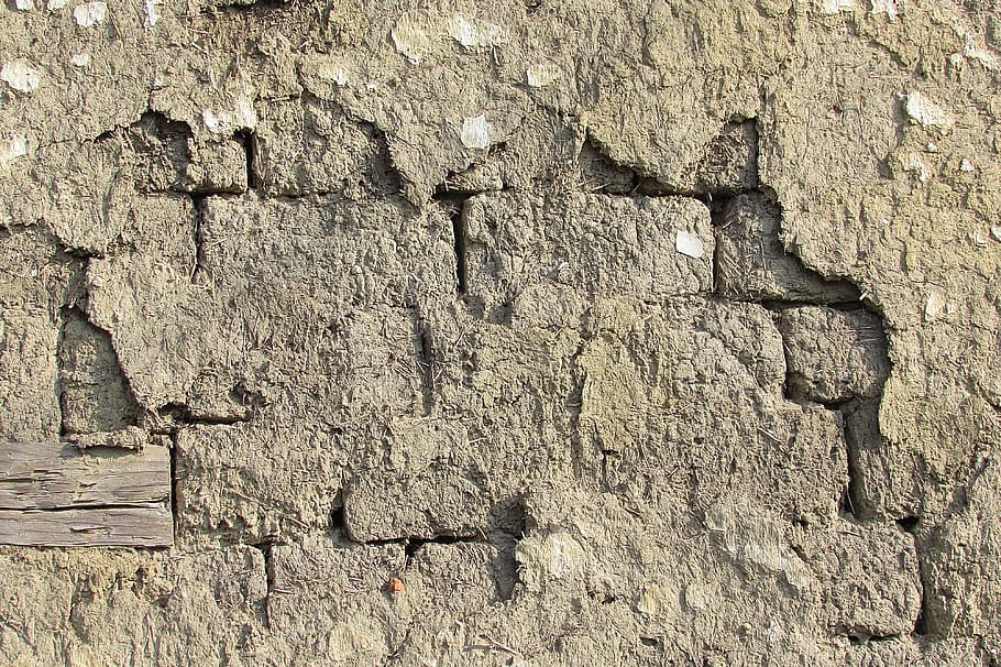 paret, estructura, vell, resistent, Adobe, enguixat, esquerdat, fons, textura, primer pla, marc complet, cap gent, aspre, dia, patró, tronc de l'arbre, tronc, a l'aire lliure, material de fusta, arbre, naturalesa, funció de construcció de parets, espatllat, planta, escorça, 4K