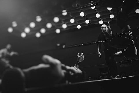 referee, counting, wrestling, athlete, boxing, looser, ko, ring, fight, sport, competition, professional, boxer, fighter, arena, match, stage, spotlight, punch, ropes, challenge, knockout, combat, black And White, people, group of people, adult, indoors, night, boxing - sport, illuminated, crowd, real people, stadium, leisure activity, motion, women, lighting equipment, competitive sport, boxing ring, activity, lifestyles, number of people, 1080P, CC0, public domain, royalty free