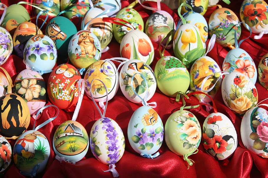 Wielkanoc, pisanki, pisanki, Wielkanoc, ręcznie malowane pisanki, duża grupa obiektów, kultury, wielobarwne, żadnych ludzi, obfitość, zmiana, wybór, pełna ramka, sztuki i rzemiosła, tła, martwa natura, sprzedaż, rynek, na sprzedaż, kreatywność, wzór, Stragan, zbliżenie, kolekcja, rzemiosło, kwiatowy wzór, zamówienie, wyświetlacz detaliczny, antyczny, 4K
