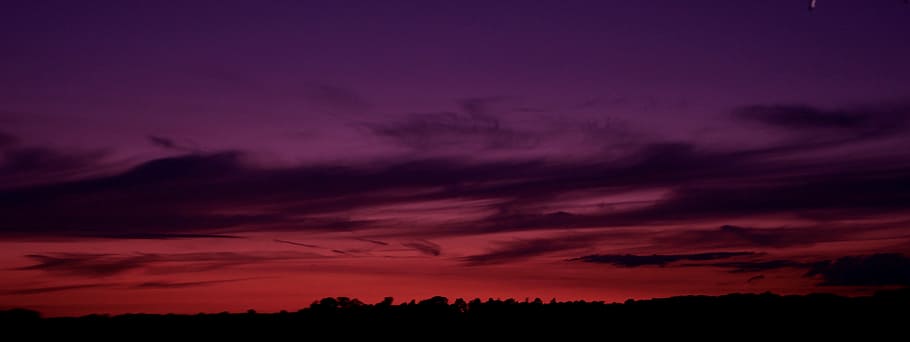 bayangan hitam, pohon, Jeruk, langit, matahari terbenam, awan, alam, gelap, ungu, malam, langit yang dramatis, pemandangan, senja, warna merah jambu, awan - langit, keindahan di alam, scenics - alam, lingkungan Hidup, multi-warna, badai, ketenangan, hujan badai, tidak ada orang, di luar rumah, meteorologi, langit romantis, 5K