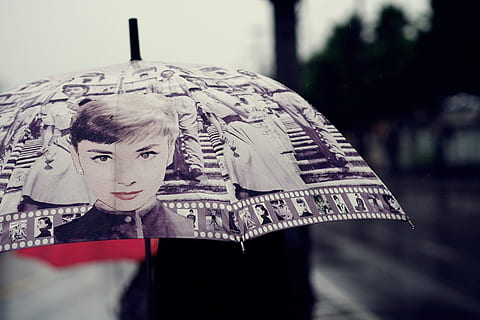 person holding umbrella, rain, umbrella, raindrop, impression, beauty, rainy, one person, portrait, protection, women, wet, focus on foreground, real people, looking at camera, adult, females, security, water, day, close-up, waist up, rainy season, 1080P, CC0, public domain, royalty free