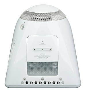 Apfel, emac, Unterseite, weißer Hintergrund, Studioaufnahme, drinnen, keine Leute, Nahansicht, Technologie, Kommunikation, Stillleben, Text, Kunststoff, ausgeschnitten, Nummer, Metall, einzelnes Objekt, Bequemlichkeit, Musik-, Verbindung, Einfachheit, transparent, Eingabegerät, stehlen, 2K, CC0, gemeinfrei, lizenzfrei