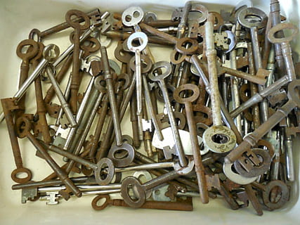 scheletro, chiavi, antico, sicurezza, Vintage ▾, serratura, metallo, vecchio, Casa, retrò, porta, sbloccare, acciaio, vittoriano, simbolo, sicuro, protezione, design, opener, chiave di serratura a scatto, accesso, anziano, oro, arrugginito, grande gruppo di oggetti, in casa, abbondanza, nessuno, natura morta, attrezzatura, variazione, avvicinamento, scelta, chiave, industria, vista dall'alto, macchinario, gruppo, obsoleto, testo, mucchio, girato in studio, collezione, 1080P, CC0, dominio pubblico, privo di copyright