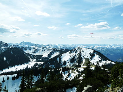 primăvară, copac, pădure, Munte, Grozav, munţi, zăpadă, soare, însorit, nor, nori, peisaj, alp, alpin, frumos, Europa, natură, scenics, de munte, în aer liber, cer, varf de munte, alpine europene, nici o persoana, albastru, frumusețe în natură, imagine color, iarnă, temperatura rece, scenice - natura, o scenă liniștită, nor - cer, liniște, scenă non-urbană, un munte acoperit de zăpadă, plantă, mediu inconjurator, idilic, 4K, CC0, domeniu public, fără drepturi de autor