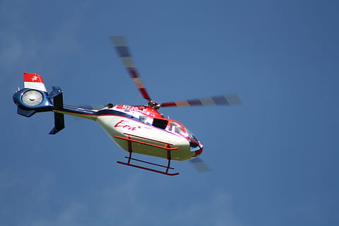 rc, model, helicopter, scale model making, mode of transportation, air vehicle, transportation, airplane, flying, sky, on the move, motion, nature, blue, day, mid-air, speed, clear sky, low angle view, travel, outdoors, red, public transportation, people, aerospace industry, plane, aerobatics, 4K, CC0, public domain, royalty free