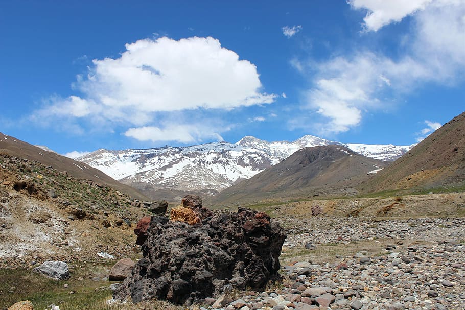 muntanya, xile, calaix, maipo, parc, guix, Serra, paisatge, núvol - cel, cel, dia, escenics - natura, medi ambient, bellesa a la natura, neu, naturalesa, escena no urbana, temperatura de fred, escena tranquil·la, hivern, tranquil·litat, muntanya nevada, terra, viatjar, cap gent, a l'aire lliure, cim de muntanya, 5K