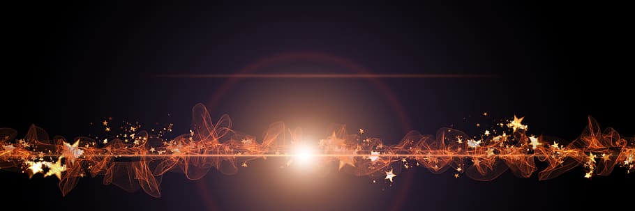 orangefarbene Lichterketten, Sonnenuntergang, Panorama, Dämmerung, Dunkelheit, Licht, Linien, Star, abstrakt, Nacht-, Reflexion, beleuchtet, Bewegung, keine Leute, Kunst, Kultur und Unterhaltung, Panorama-, schwarzer Hintergrund, Musik-, kopieren sie platz, Natur, Studioaufnahme, Licht - natürliches Phänomen, schwarze Farbe, Himmel, Wasser, Langzeitbelichtung, glühend, draußen, Muster, Nachtleben, 4K