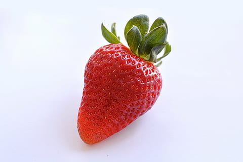 strawberry fruit, strawberry, red, fruit, cool, nature, red fruits, tasty, delight, sweet, dessert, natural, delicious, pie, food and drink, studio shot, food, freshness, healthy eating, white background, no people, sweet food, wellbeing, berry fruit, leaf, plant part, indoors, plant, single object, close-up, cut out, healthy lifestyle, ripe, antioxidant, vegetarian food, 5K, CC0, public domain, royalty free