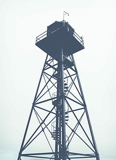 grey, scale photo, light tower, grey scale, photo, communication, tower, technology, communications Tower, wireless Technology, broadcasting, equipment, radio, station, steel, telecommunications Equipment, telephone, low angle view, lookout tower, built structure, no people, day, architecture, sky, tall - high, nature, clear sky, observation point, metal, outdoors, protection, security, safety, lighting equipment, power supply, global communications, electrical equipment, 4K, CC0, public domain, royalty free