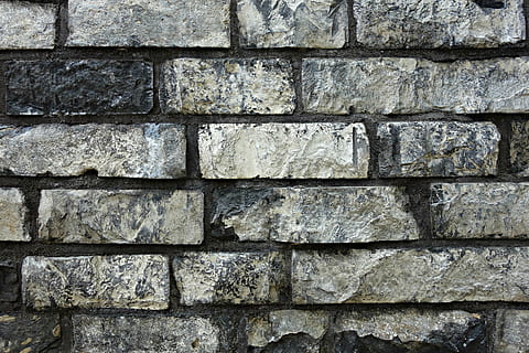 brique, mur, mur de briques, modèle, texture de brique, gris, brique grise, arrière-plans, plein cadre, texturé, construction de murs, solide, personne, mur de pierre, architecture, rugueux, structure construite, matériau de pierre, pierre - objet, journée, en plein air, fermer, béton, ciment, 2K, CC0, domaine public, libre de droits