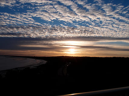 cielo, nuvole, tramonto, sera, orizzonte, all'aperto, battigia di pattuglia, natura, Paesaggi, nuvola - cielo, scenics - natura, bellezza nella natura, scena tranquilla, la tranquillità, ambiente, paesaggio, nessuno, scena non urbana, idilliaco, silhouette, cielo drammatico, sole, acqua, luce del sole, viaggio, 2K, CC0, dominio pubblico, privo di copyright