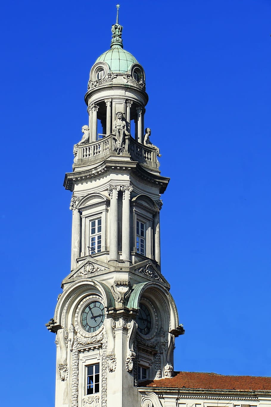 tårn, kloster, Spanien, st james, sti, st james vej, arkitektur, bygning udvendig, religion, blå, ingen mennesker, bygget struktur, lav vinkel visning, bygning, himmel, skyfri himmel, tro, sted for tilbedelse, natur, spiritualitet, dag, rejsemål, ur, udendørs, 2K