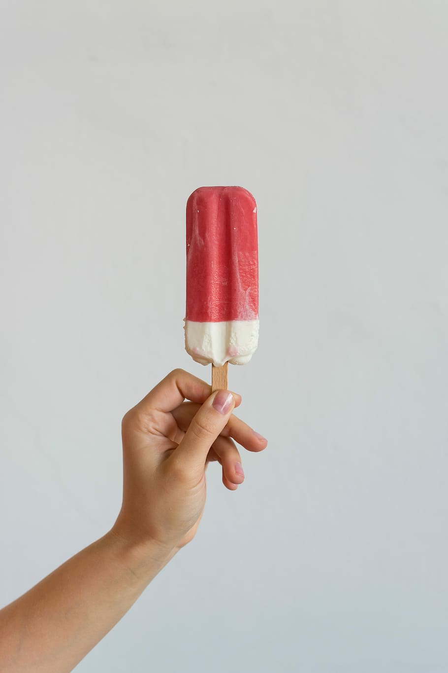 creamy strawberry popsicle, Creamy, strawberry, popsicle, hands, summer, white background, human Hand, flavored Ice, close-up, ice Cream, human body part, frozen food, sweet food, food and drink, studio shot, hand, one person, holding, indoors, copy space, temptation, unrecognizable person, food, indulgence, dairy product, sweet, unhealthy eating, body part, finger, frozen sweet food, 5K