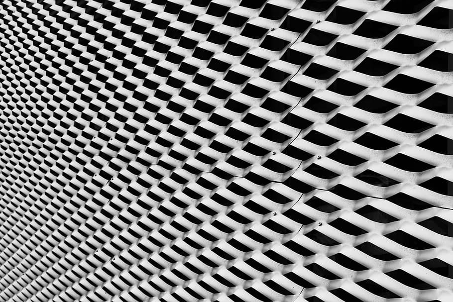 metall expandit, façana, fons, paret, estructura, patró, imatge de fons, edifici, arquitectura, hauswand, fàbrica, datailaufnahme, metall, textura, quadrícula, marc complet, cap gent, primer pla, repetició, color plata, graella, resum, reixa metàl·lica, disseny, a l'interior, gris, forma, dia, vista d’angle alt, forma geomètrica, xapa de metall, acer, aliatge, efecte texturat, 5K