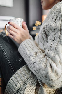 woman drinking, hot, tea, home office, Woman, drinking, caucasian, computer, macbook, laptop, drink, young, warm, autumn, fall, winter, mug, comfortable, cozy, hygge, sweater, wool, cup, women, coffee - Drink, tea - Hot Drink, coffee Cup, one Person, people, hot Drink, heat - Temperature, adult, females, lifestyles, holding, caucasian Ethnicity, sitting, hot Chocolate, relaxation, young Adult, adults only, indoors, leisure activity, midsection, real people, warm clothing, focus on foreground, clothing, human hand, hand, casual clothing, human body part, nail, scarf, 5K