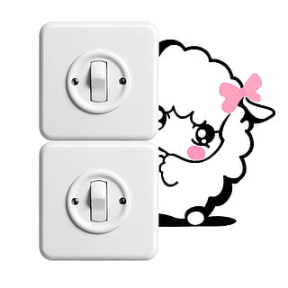 deux, blanc, interrupteurs d'alimentation, autocollant, mouton, Bonjour, interrupteur, marrant, à l'intérieur, fermer, fond blanc, personne, La technologie, couleur blanche, représentation, prise de vue en studio, la communication, lien, équipement informatique, électricité, représentation humaine, texte, nature morte, écriture occidentale, signe, couleur noire, forme, câble, source de courant, 1080P, CC0, domaine public, libre de droits