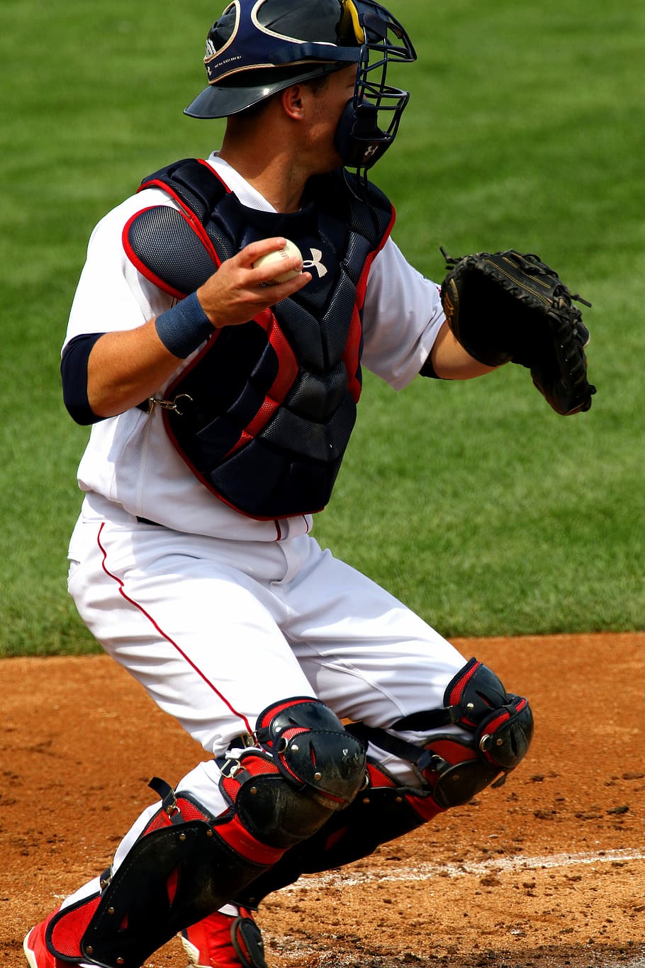 beisbol, receptor, jugador, pilota, equipament, americà, joc, esport, uniforme, professional, camp, competició, atleta, guant, estadi, allentown, Pennsilvània, ferris de lehigh valley, casc, casc esportiu, jugant, gent, una persona, persones reals, homes, dia, terra, roba, activitat d'oci, estils de vida, beisbol - esport, centrar-se en primer pla, mascles, vista frontal, barreteria, tapa, naturalesa, a l'aire lliure, 4K