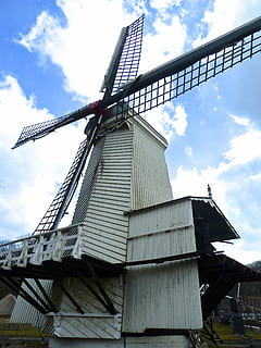 molino, holandés, Países Bajos, cielo, Europa, turismo, punto de referencia, histórico, energía, viaje, arquitectura, Holanda, tradicional, cultura, viento, granja, poder, campo, nube - cielo, vista de ángulo bajo, estructura construida, naturaleza, exterior del edificio, día, turbina, nadie, turbina eólica, energía eólica, energía renovable, al aire libre, energía alternativa, molino de viento tradicional, conservación del medio ambiente, generación de combustible y energía, metal, industria, 4K, CC0, dominio público, libre de derechos