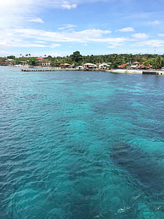 Filipíny, cebu, ormoc molo, voda, nebe, scenics - příroda, moře, nábřeží, krása v přírodě, klid, klidné scény, mrak - nebe, modrý, den, Příroda, nikdo, strom, idylický, rostlina, venku, přistát, tyrkysové barvy, 2K, CC0, veřejná doména, bez autorských práv