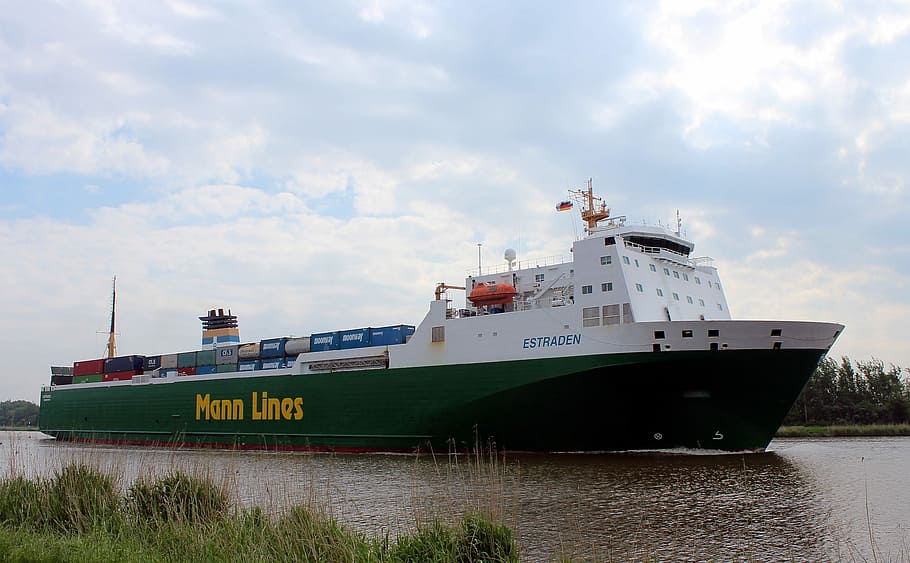 cargo, nave cargo, nave, contenitore, nok, Frachtschiff, Nord America, mezzi di trasporto, nave nautica, nuvola - cielo, giorno, militare, cielo, acqua, attività commerciale, modo di trasporto, spedizione, mare, trasporto merci, commercio, natura, industria, nessuno, finanza aziendale e industria, all'aperto, ancorato, 4K