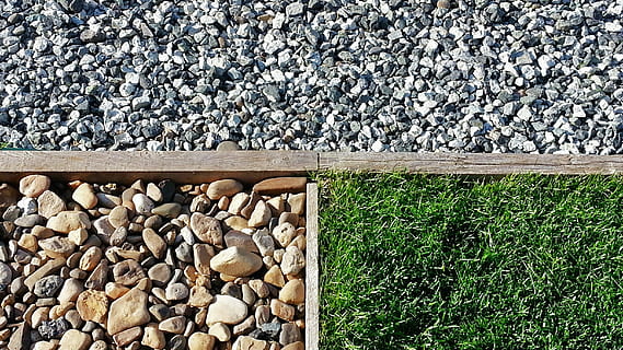 stones, grass, texture, tree, nature, summer, trees, land, closeup, brown, grey, green, lawn, pebbles, stone, board, background, boards, wood, rural, village, stone texture, natural materials, rustic, solid, rock, stone - object, rock - object, day, large group of objects, abundance, pebble, no people, high angle view, gravel, sunlight, plant, outdoors, wood - material, field, 2K, CC0, public domain, royalty free