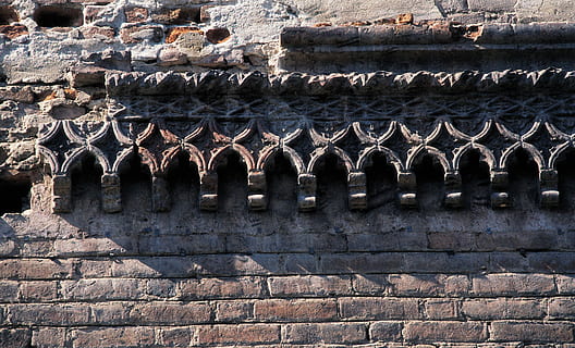 Backstein, die Architektur, Hintergrund, Altern, Steinwand, Muster, Rotbraun, Struktur, Wand, verwittert, Scan, in einer Reihe, keine Leute, draußen, Vollbild, Tag, Gebäudehülle, gebaute Struktur, Geschichte, die Vergangenheit, Gebäude, alt, Dach, Reiseziele, Wandbau - Funktion, Reise, Sonnenlicht, Natur, Bogen, uralt, Dachziegel, 4K, CC0, gemeinfrei, lizenzfrei
