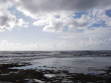 tájkép, strand, elront, felhő - ég, ég, víz, tenger, festmények - természet, szépség a természetben, nyugalom, horizont felett víz, nyugodt jelenet, nap, horizont, természet, föld, nem ember, nem városi színtéren, távoli, szabadban, idillikus, 2K, CC0, közkincs, jogdíjmentes