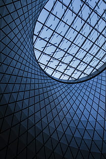 orm visning, bygning, untitled, vindue, iPhone wallpapers, android wallpapers, iphone baggrunde, lås skærm baggrund, mønster, arkitektur, ingen mennesker, fuld ramme, geometrisk form, form, lav vinkel visning, baggrunde, bygget struktur, glas - materiale, moderne, design, loft, himmel, cirkel, bygning udvendig, metal, dag, gitter, tagvindue, udendørs, kontorbygning udvendig, direkte under, digital komposit, 5K, CC0, offentligt domæne, royaltyfrie