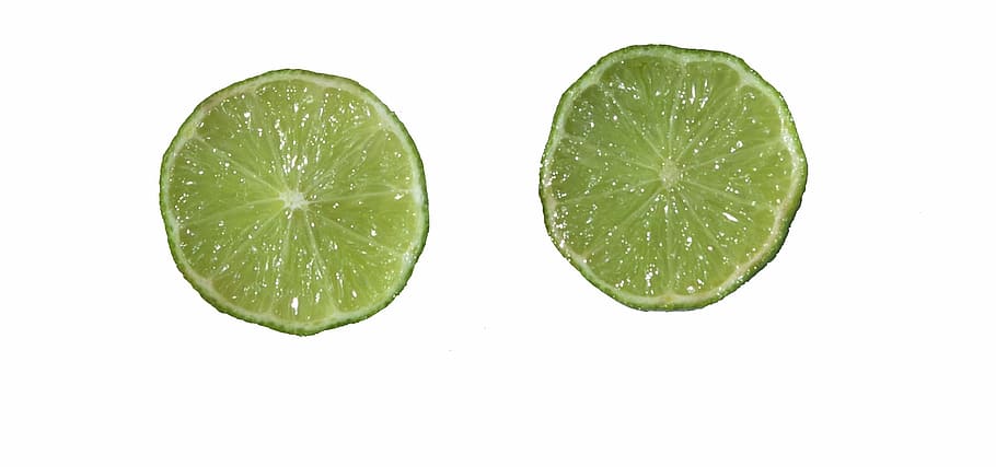 fruita, Lima, àcid, cítrics, llimona, tall, color verd, frescor, primer pla, menjar, aïllat, fons blanc, sabor amarg, secció transversal, aïllats en blanc, blanc, tir de l'estudi, còctel, menjar i beguda, tallar, a l'interior, alimentació saludable, cap gent, benestar, directament a sobre, full, còpia espai, 1080P