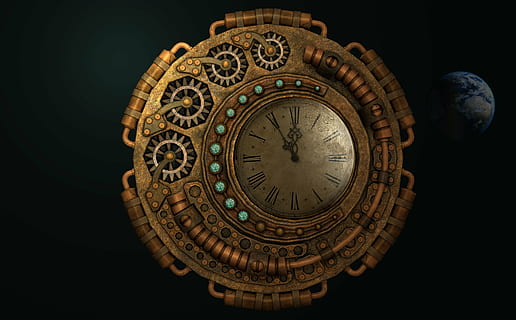 ronde gouden wandklok, tijd, moondial, tijd machine, maan tijd, volle maan, maanlicht, tijd loopt, uurwerk, Verleden, vooruit, versnellingen, beweging, wijzer, notulen, uur, mystiek, roestvrij, verweerde, klok, cirkel, nauwkeurigheid, geen mensen, versnelling, uurwerken, zwarte achtergrond, detailopname, kijk maar, instrument van tijd, studio opname, antiek, geometrische vorm, geschiedenis, het verleden, binnenshuis, wijzerplaat, vorm, oud, aantal, zakhorloge, minutenwijzer, uurwijzer, overladen, 5K, CC0, publiek domein, royaltyvrij