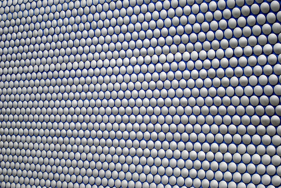 disky, selfridges budova, Birmingham, nepojmenovaná, vzor, abstraktní, textura, opakování, disk, pozadí, celý rám, kov, texturou, detail, drátěné pletivo, mřížka, nikdo, ocel, tvar, drát, uvnitř, stříbrné barvy, hliník, rošt, slitina, nerezová ocel, moderní, efekt, železo - kov, 4K