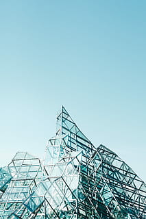 gray, steel building, teal sky, photo, high-rise, building, glass, framework, frame, construction, architecture, sky, momument, blue, art, sculpture, abstract, oslo, norway, structure, minimal, blue sky, sharp, edge, europe, built structure, clear sky, low angle view, copy space, day, no people, nature, metal, outdoors, building exterior, pattern, construction industry, construction site, tall - high, development, connection, 5K, CC0, public domain, royalty free