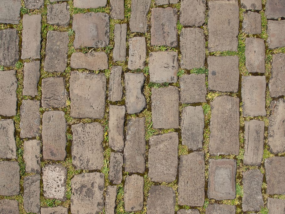 pietre, plasture, drum, cobblestones, departe, fundal, textură, structura, model, in mod regulat, prea mare, fundaluri, cadru complet, texturată, nici o persoana, Culoarea verde, cărare, zi, piatră de pavaj, vedere în unghi mare, direct deasupra, repetiţie, stradă, piatră, stare brută, material de piatră, în aer liber, proiecta, aranjament, mușchi, gri, beton, 2K