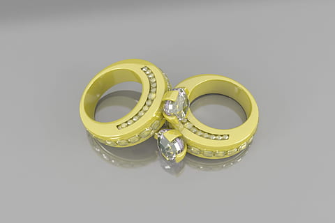 ring, gold, liabilities, studio shot, jewelry, wedding ring, diamond - gemstone, engagement ring, diamond ring, gold colored, indoors, love, emotion, luxury, no people, wealth, close-up, positive emotion, celebration, event, single object, silver colored, precious gem, 1080P, CC0, public domain, royalty free