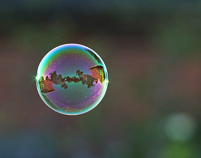 Fotografie mit selektivem Fokus, Blase, Ball, fliegen, Reflexion, Luft, Romantik, Beziehung, Betrug, Emotionen, Kugel, Fokus auf den Vordergrund, Nahansicht, Verletzlichkeit, gestalten, Zerbrechlichkeit, transparent, Geometrische Figur, Natur, Tag, in der Luft, Kreis, keine Leute, Design, Seifenlauge, draußen, Seife, Schönheit in der Natur, Leicht, 1080P, CC0, gemeinfrei, lizenzfrei