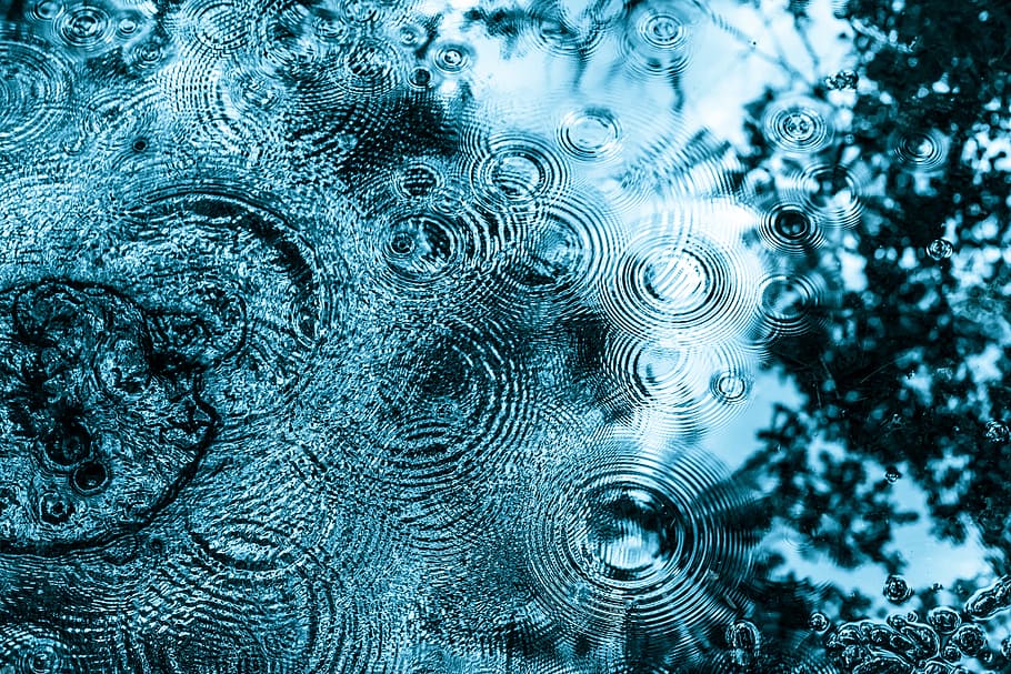 gotitas, cuerpo, agua, verde, papel pintado, lluvia, goteo, circulo, gota de agua, anillos, inyectar, tensión superficial, reflejo, mojado, naturaleza, antecedentes, soltar, ondulado, fotograma completo, de cerca, nadie, modelo, concéntrico, resumen, movimiento, día, al aire libre, forma, forma geometrica, 5K