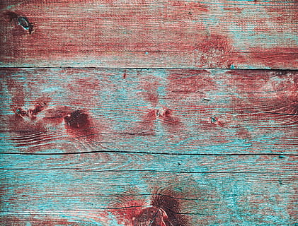 blå, Brun, træ-, panel, baggrund, kulisse, mønster, design, materiale, naturlig, træ, planke, gammel, maling, rød, årgang, overflade, tømmer, stribet, baggrunde, abstrakt, tekstureret, ru, fuld ramme, træ - materiale, ingen mennesker, forvitret, murbygningsfunktion, tæt på, kørt ned, beskadiget, metal, dag, trækorn, 4K, CC0, offentligt domæne, royaltyfrie
