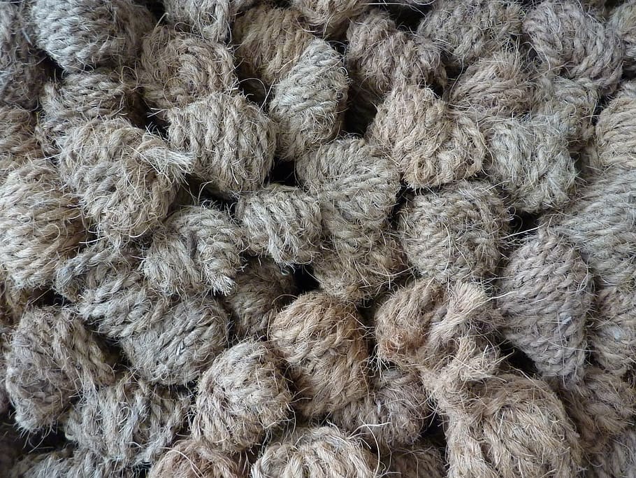 cordes, cànem, embolicat, pila, textura, gris, sisal, rosada, primer pla, teixir, arrencada, corda, corda de cànem, fons, marc complet, cap gent, tèxtil, llana, patró, dia, natura morta, suavitat, a l'interior, gran grup d'objectes, força, abundància, marró, vista d’angle alt, Munt, jute, enredat, 2K